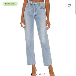 Agolde 90s pinch waist in Soundwave